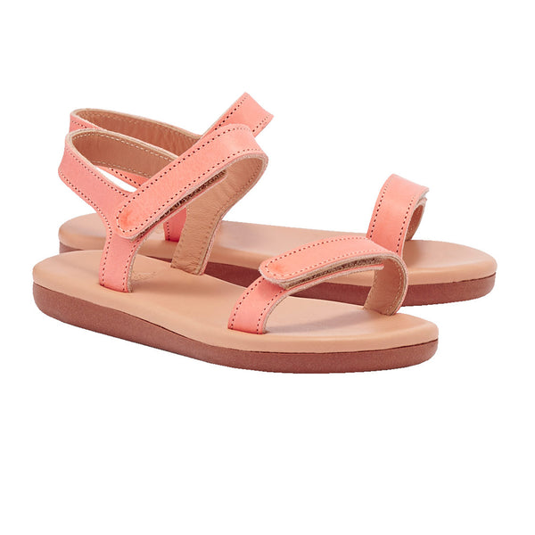 Ancient Greek Sandals Little Poros Soft Coral