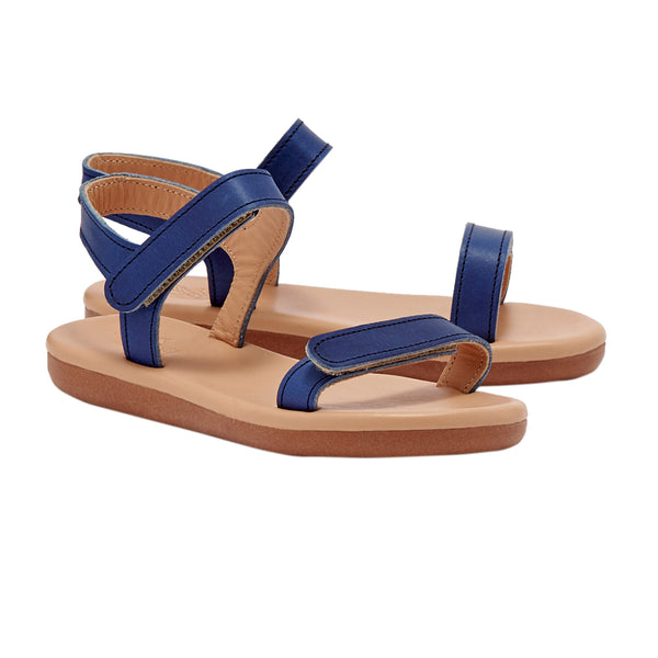Ancient Greek Sandals Little Poros Soft Marine