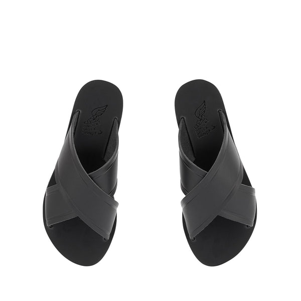 Ancient Greek Sandals Little Thais Soft Black