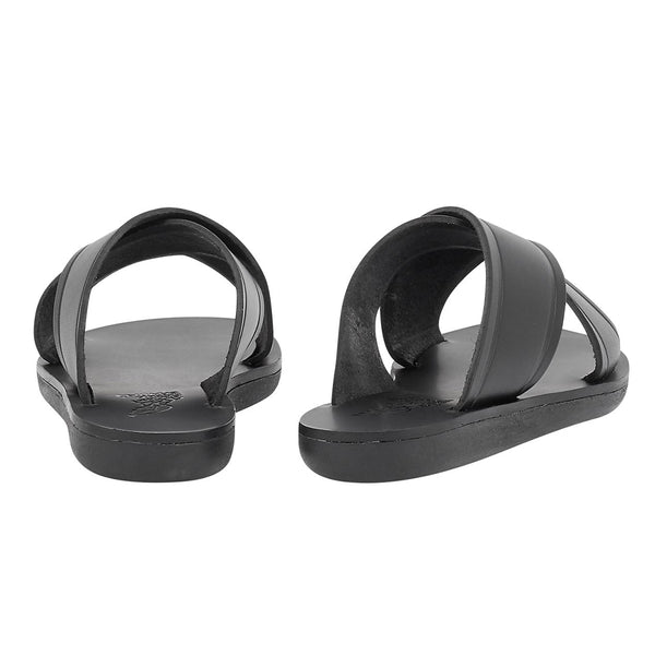 Ancient Greek Sandals Little Thais Soft Black