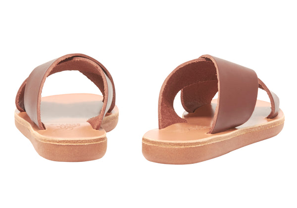 Ancient Greek Sandals Little Thais Soft Chestnut
