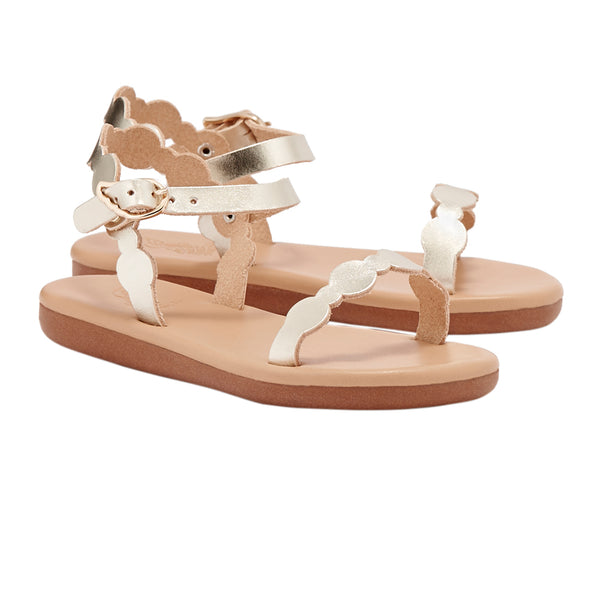 Ancient Greek Sandals Little Toxo Soft Platinum