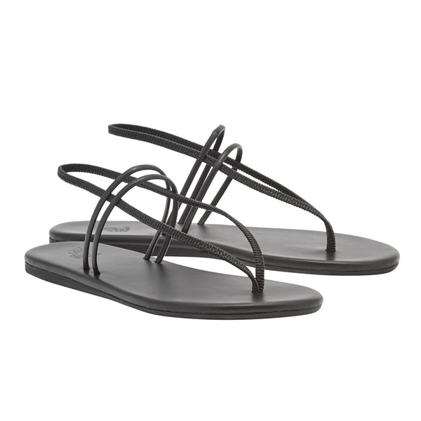 Ancient Greek Sandals Lorida Black