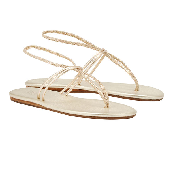 Ancient Greek Sandals Lorida Platinum