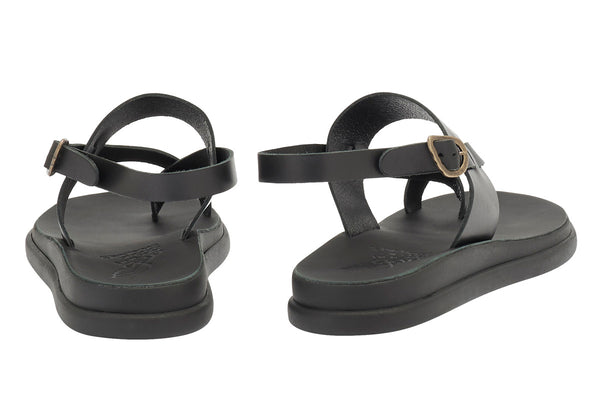 Ancient Greek Sandals Machos Black