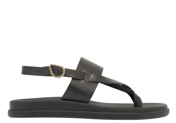 ancient greek sandals Machos Black