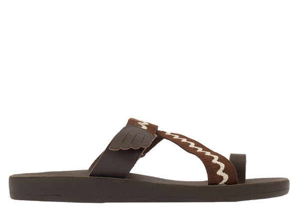 ancient greek sandals Magas Brown / Ecru
