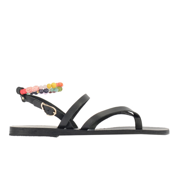 ancient greek sandals Magissa Black