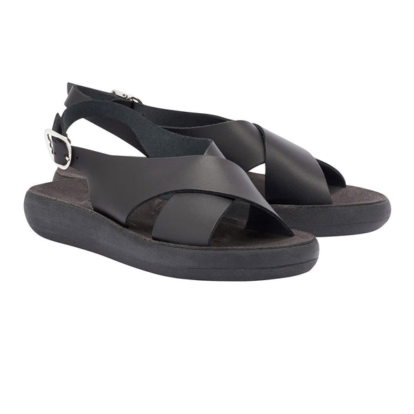 Ancient Greek Sandals Maria Comfort Black