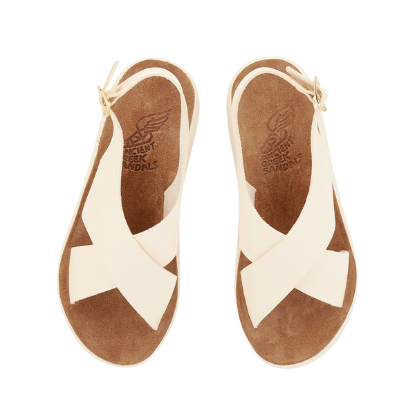 Ancient Greek Sandals Maria Comfort Off White