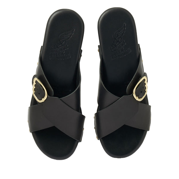 Ancient Greek Sandals Marilisa Clog Black