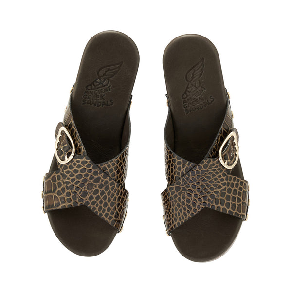 Ancient Greek Sandals Marilisa Sabot Khaki