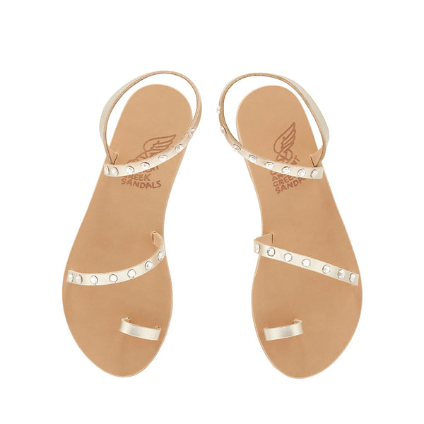 Ancient Greek Sandals Marilyn Platinum