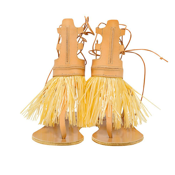 Ancient Greek Sandals Marios Schwab Natural