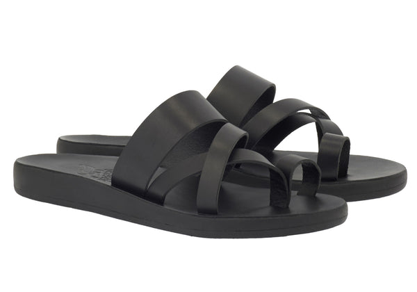Ancient Greek Sandals Markos Comfort Black