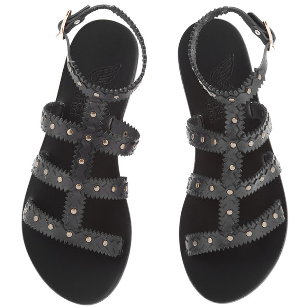 Ancient Greek Sandals Maska Black