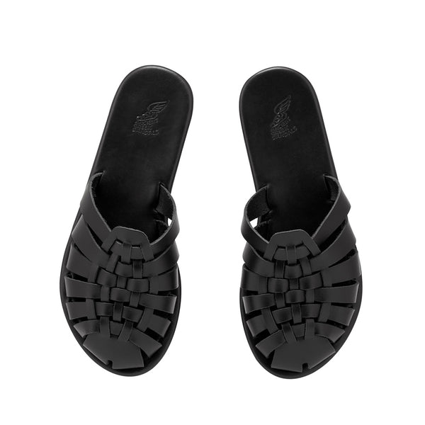 Ancient Greek Sandals Matina ALL BLACK