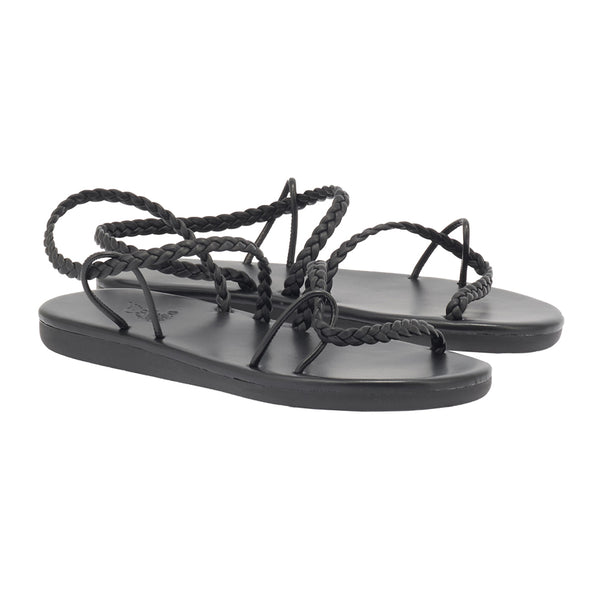 Ancient Greek Sandals Maya Black
