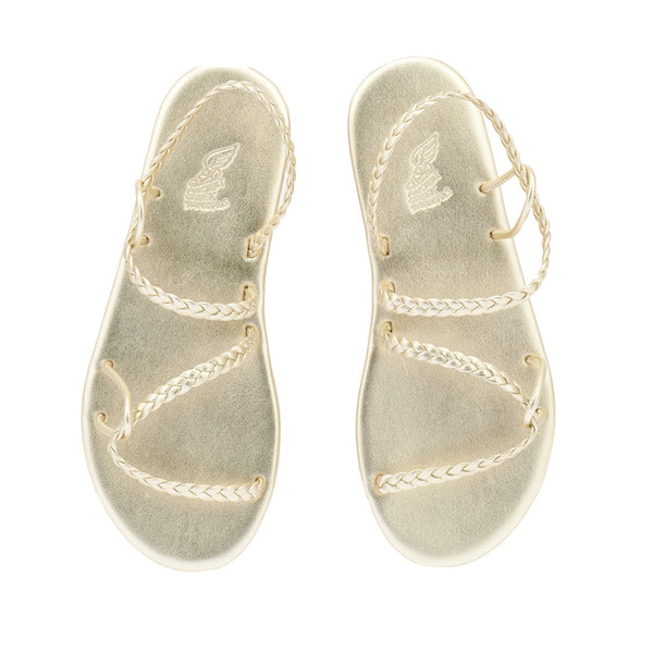 Ancient Greek Sandals Maya Platinum