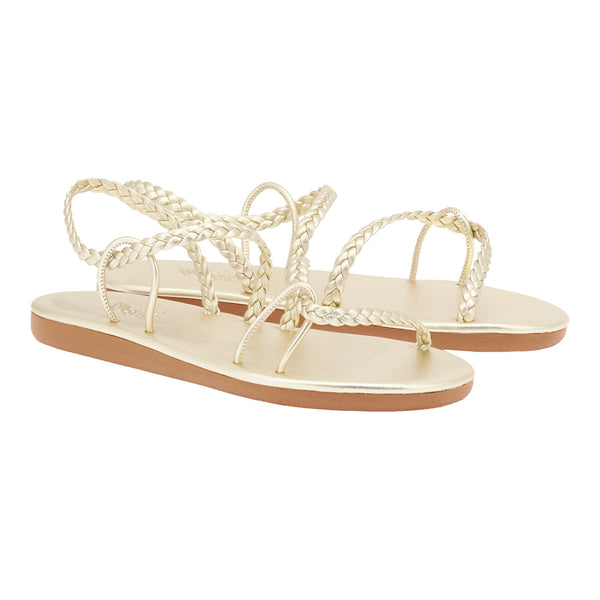 Ancient Greek Sandals Maya Platinum