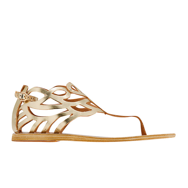 ancient greek sandals Medea Platinum