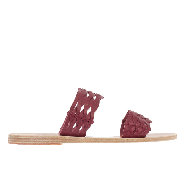 ancient greek sandals Melia woven Cherry