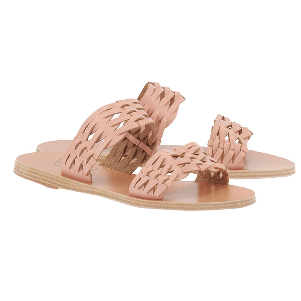 Ancient Greek Sandals Melia Woven DUSTY PINK