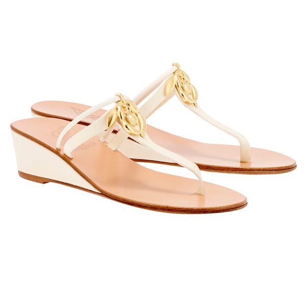 Ancient Greek Sandals Melissa Off White