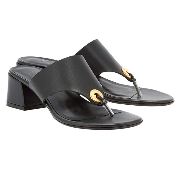 Ancient Greek Sandals Melitodes Black