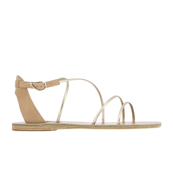 ancient greek sandals Meloivia Natural / Platinum