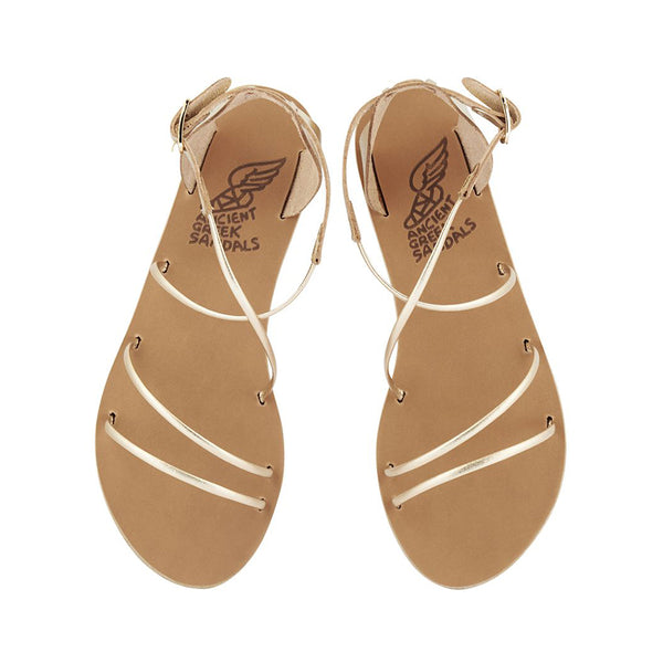 Ancient Greek Sandals Meloivia Platinum