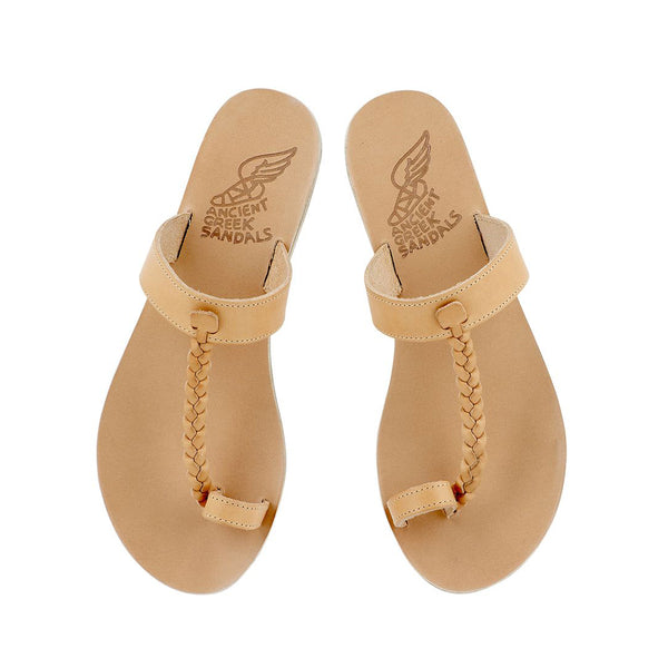 Ancient Greek Sandals Melpomeni Natural