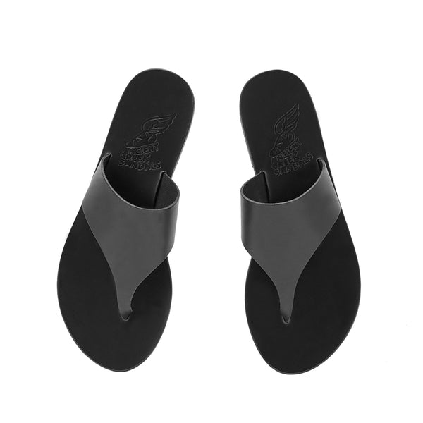 Ancient Greek Sandals Mera Black