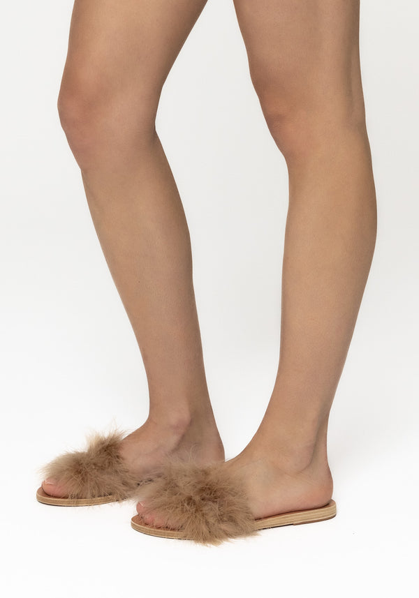 Ancient Greek Sandals Mia Beige