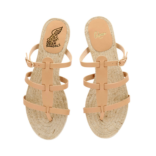 Ancient Greek Sandals Milos 210 Natural