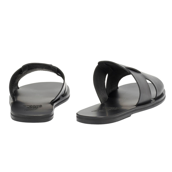 Ancient Greek Sandals Miltiadis Black