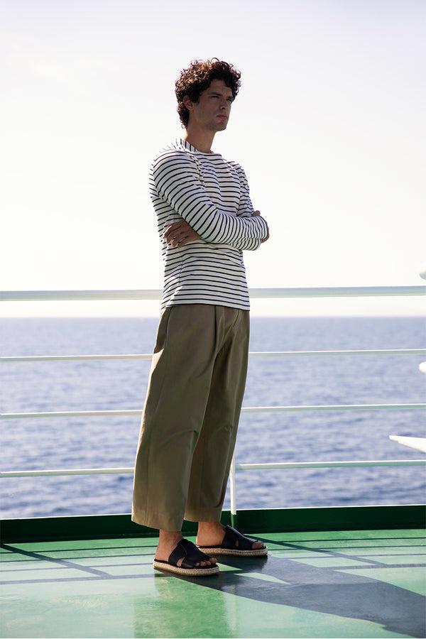 Ancient Greek Sandals Miltiadis Espadrille Black