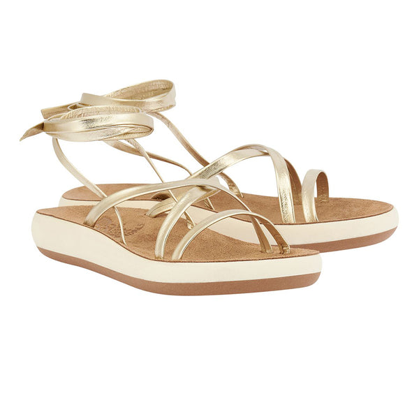 Ancient Greek Sandals Morfi Comfort Platinum