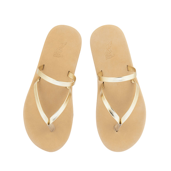 Ancient Greek Sandals Myla Platinum