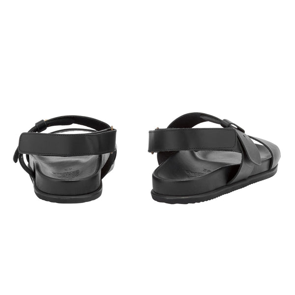 Ancient Greek Sandals Narkisos Black