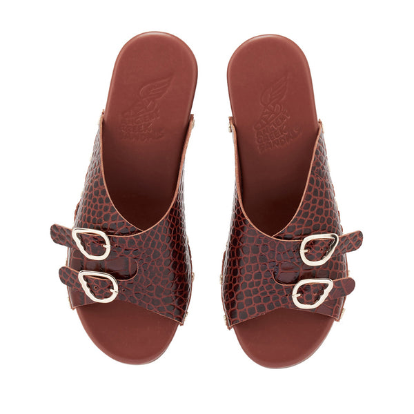 Ancient Greek Sandals Natali Sabot Ruggine