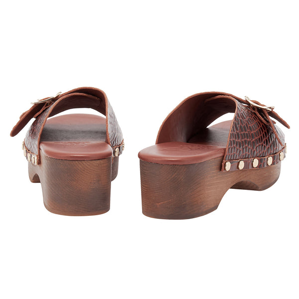 Ancient Greek Sandals Natali Sabot Ruggine