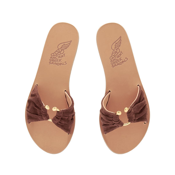 Ancient Greek Sandals Nektaria Espresso