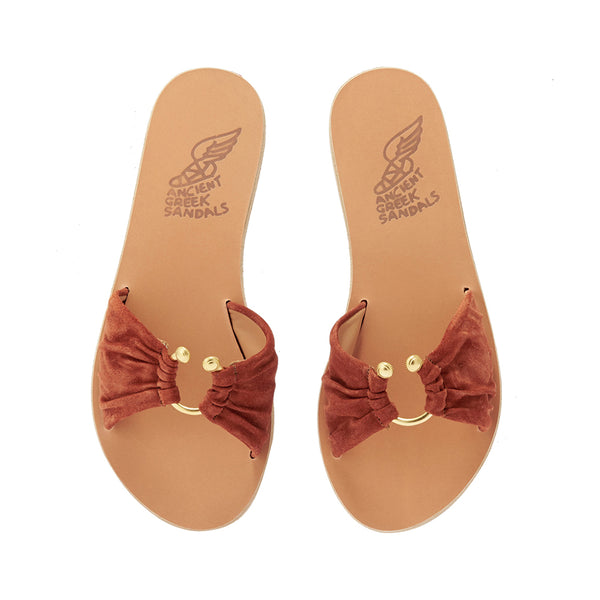 Ancient Greek Sandals Nektaria Rust