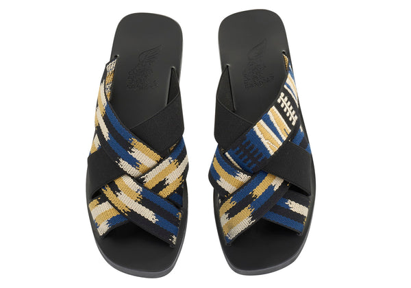 Ancient Greek Sandals Neoklis Black / Blue