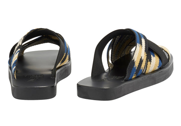 Ancient Greek Sandals Neoklis Black / Blue