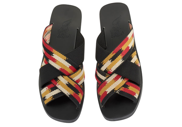Ancient Greek Sandals Neoklis Black / Red
