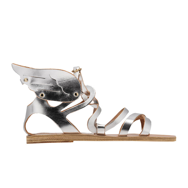 ancient greek sandals Nephele Silver
