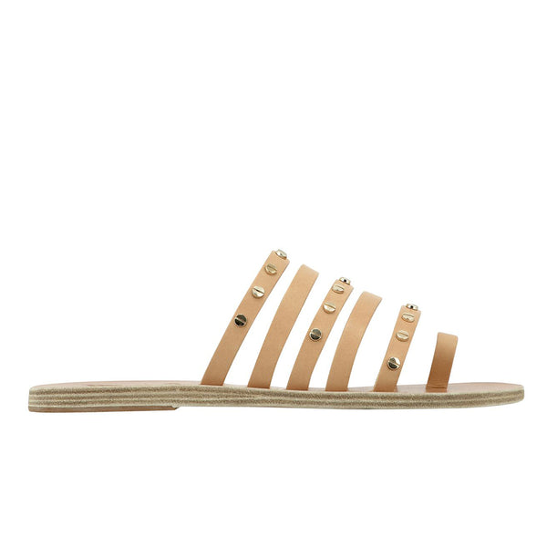 ancient greek sandals Niki nails Natural
