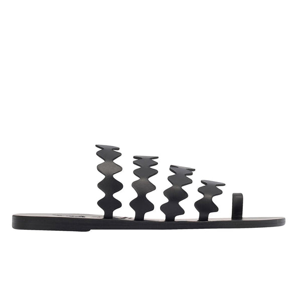 ancient greek sandals Niki onda Black